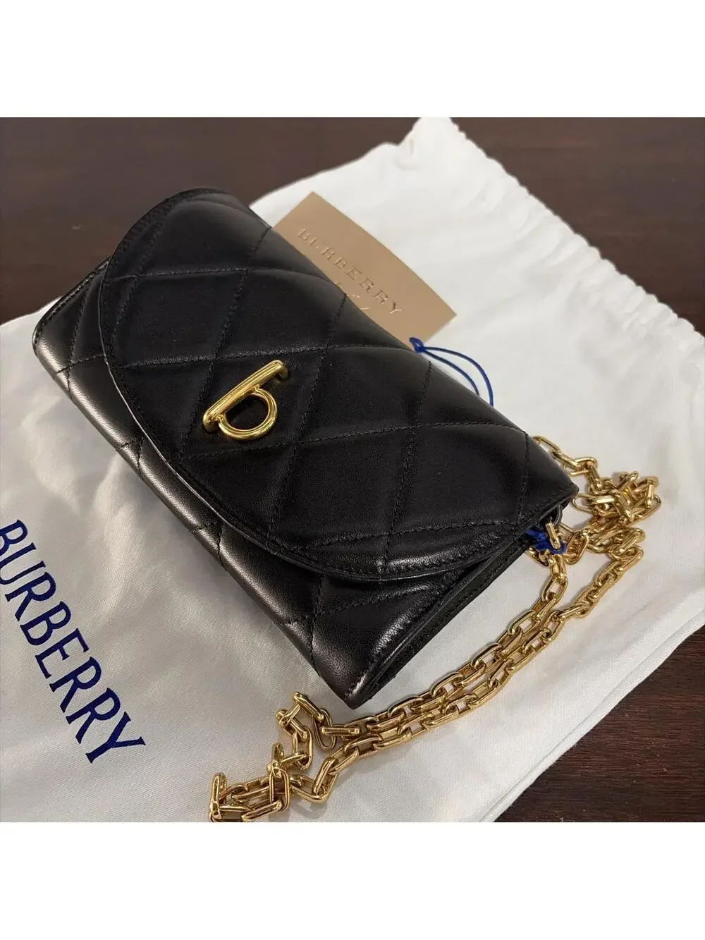 Auth Burberry Black Quilted Rocking #256952B76B